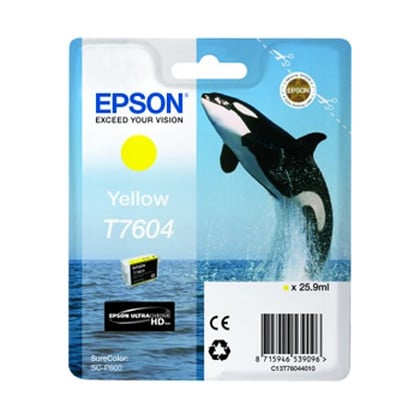 Epson T7604 tinteiro 1 unidade(s) Original Amarelo - Epson C13T76044010