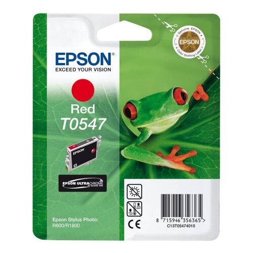 Cartucho de tinta vermelho original Epson T0547 - C13T05474010 - Epson C13T05474010