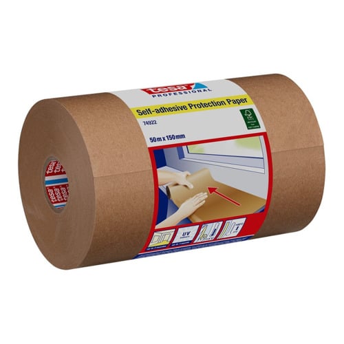 Papel de Proteção Autoadesivo 150mmx50mts Tesa 74922 - Tesa 1561087
