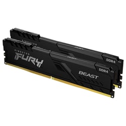 KINGSTON MEM 64GB 3200MT/s DDR4 CL16 DIMM KIT2 FURY BEAST BLACK - Kingston KF432C16BBK2/64
