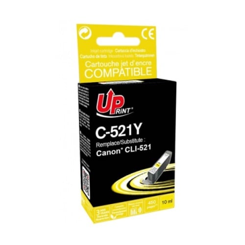 UPPK-CLI521Y, 450 Páginas (10ml) - Canon UPPK-CLI521Y