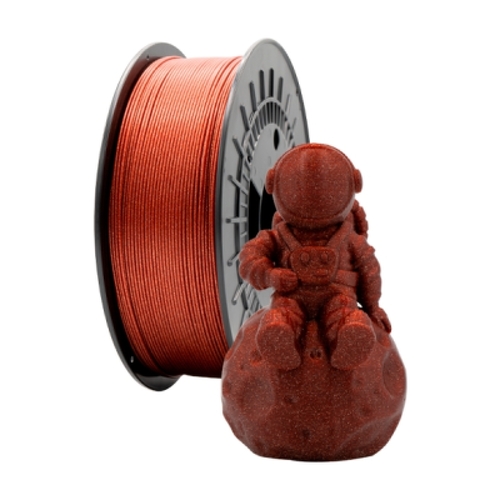 Filamento 3D PLA GLITTER - Diametro 1.75mm - Bobina 1kg - Color Rojo - 3D 271717