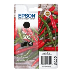 Cartucho de tinta preto original Epson 503 - C13T09Q14010 - Epson C13T09Q14010