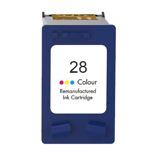 Cartucho de tinta remanufaturado HP 28 cores - Substitui C8728AE - HP HI-28