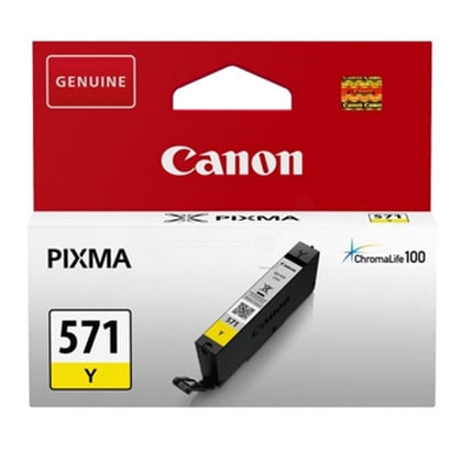 Canon CLI-571Y tinteiro 1 unidade(s) Original Rendimento padrão Amarelo - Canon CLI571Y
