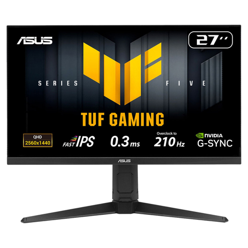 Asus Monitor VG27AQL5A TUF Gaming – 27 polegadas, QHD (2560x1440), 210 Hz (OC), Fast IPS, ELMB SYNC - Asus VG27AQL5A