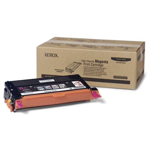 Xerox Cartucho De Impressão Magenta De Alta Capacidade, Série Phaser 6180 - Xerox 113R00724