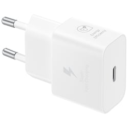 Adaptador Samsung corrente c/ cabo 25W branco - Samsung EP-T2510XWEGEU