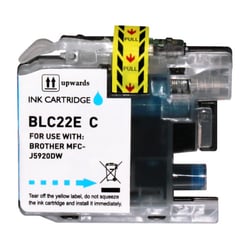 Brother LC22E Cyan Cartucho Genérico de Tinta - Substitui LC22EC - BI-LC22EXLCY