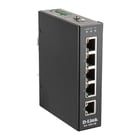 D-LINK SWITCH INDUSTRIAL 5 PORT UNMANAGED WITH 5x10/100 BASET(X) PORTS - D-Link DIS-100E-5W