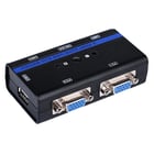 Aisens 1U-2PC USB VGA KVM Switch+Cabo - Preto - Aisens A111-0064