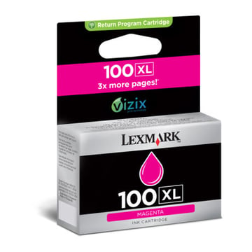 Lexmark 100 tinteiro 1 unidade(s) Original Magenta - Lexmark 14N0901E