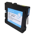 Cartucho de tinta de pigmento genérico Ricoh GC31C ciano - Substitui 405689/405702 - Ricoh RI-GC31CY(PG)