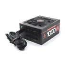 Fonte de alimentação Abysm Gaming Morpheo 80 Plus Platinum Semi Modular 1000W ATX - PFC Ativo - Ventoinha de 140mm - Abysm 53003