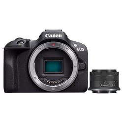 EOS R100 + RF-S 18 – 45mmIS STM - CMOS de 24.1 Megapixels, 4K UHD , Sistema Dual Pixel CMOS AF - Canon 6052C013