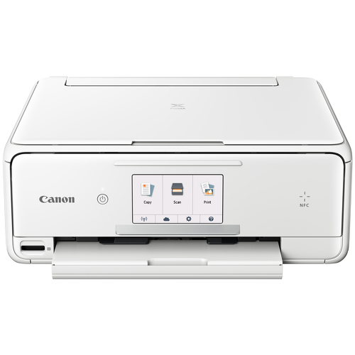 Canon PIXMA TS8051, Jato de tinta, Impressão a cores, 9600 x 2400 DPI, A4, Impressão directa, Branco - Canon 1369C090