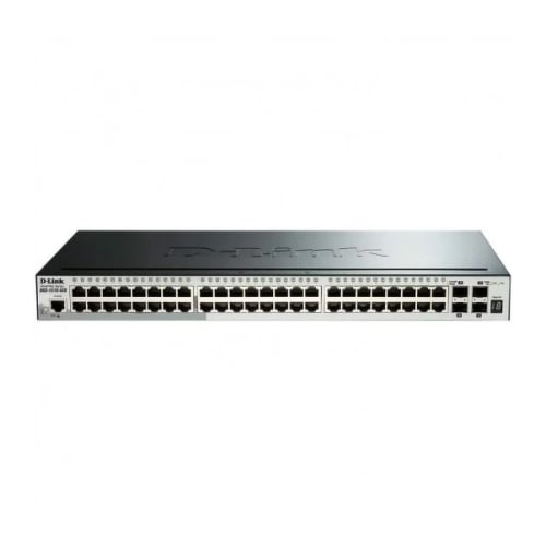 D-Link Semi-Gigabit Switch 48 portas Gigabit + 2 portas Giga Combo + 4 portas 10G SFP+ - D-Link DGS-1510-52X/E