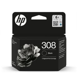 HP 308 Black Original Ink Cartridge - HP 7FP21UE#SE1