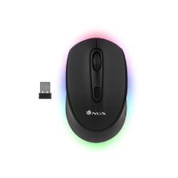 NGS Smog-RB Rato sem fios USB Bluetooth 2400dpi - Iluminação LED RGB - 3 botões - Utilização ambidestra - NGS SMOG-RB