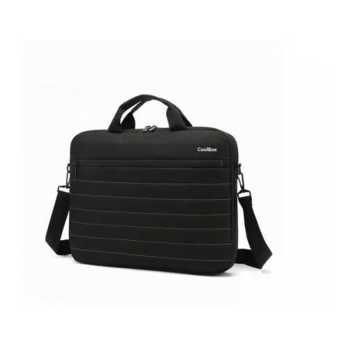 Coolbox 15.6" Laptop Briefcase - Design elegante - Material resistente - Compartimentos organizadores - Cor preta - Coolbox 298497