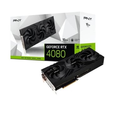 Placa gráfica PNY GeForce RTX 4080 Verto 16GB GDDR6X DLSS3 Ventilador triplo - PCIe 4.0, HDMI, DisplayPort - PNY 236922