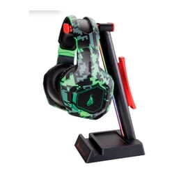 SUREFIRE GAMING SUPORTE 2xHEADSET VINSON N1 RGB LEDS BLACK - SureFire 48845