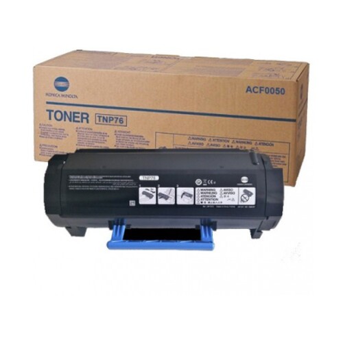 Cartucho de toner preto original Konica Minolta TNP76 - ACF0050 - Konica Minolta ACF0050