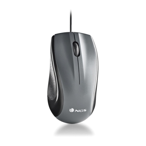 Rato USB NGS Musk 1200dpi - Laser - 3 botões - Utilização ambidestra - Cor preta - NGS 306783