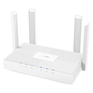 Router WiFi Cudy WR1300E AC1200 de banda dupla - 3 portas Ethernet Gigabit - 4 antenas externas - Cudy 244042