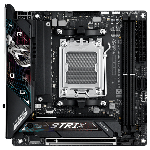ASUS ROG STRIX B850-I GAMING WIFI AM5 DDR5 ATX MB - Asus 90MB1K30-M0EAY0