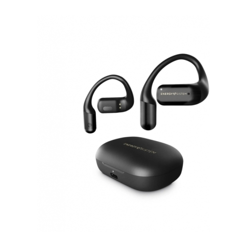 Energy Sistem Auscultadores OpenWave True Wireless - 25 horas de autonomia - À prova de água - Sistema de ajuste seguro - Cor preta - Energy Sistem 276092