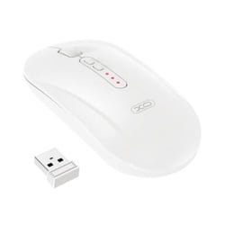 Rato sem fios XO M13 - Bluetooth e RF 2.4GHz - 1600DPI - Branco - XO XOM13WH