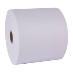 Apli Papel Electra Rollo - 57x65x12mm - Resistente al Agua y al Desgarro - Ideal para Etiquetas y Señalizacion - Blanco - APLI 13326