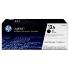 HP 12A 2-pack Black Original LaserJet Cartridges toner 2 unidade(s) Preto - Q2612AD
