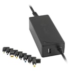 Carregador automático universal para computadores portáteis NGS 45W - 8 adaptadores - 1x USB - Indicadores LED - NGS 117757