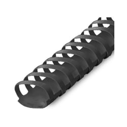 Argolas PVC Encadernar 51mm Ovais Preto 500 Folhas 35094 50un - Leitz 1713023