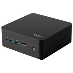 Cubi NUC 1M-036BES - i3-100U, 2x DDR5 up to 5200MHz SO-DIMMs, up to 64GB, Non-OS - Black - MSI 00B0B111-036