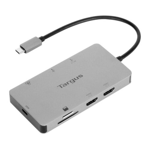 TARGUS DOCK 4K USB-C 2xHDMI 1xRJ45 2xUSB3 CREADER PD100W - Targus DOCK423EU