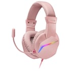 Headphones MARS GAMING MH122 FRGB HEADPHONES+MIC, HIFI, NOISE CANCEL, UNIVERSAL COMPATIBILITY, PINK - Mars Gaming MH122P