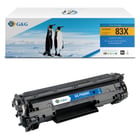 G&G HP CF283X Preto Cartucho de Toner Compatível, 2.200 Páginas - Toner Compatível 83X