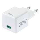 Carregador USB-C PD/QC 20W Rápido Mini-charger Branco - Hama HAM201650
