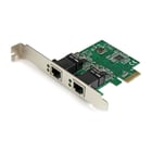 STARTECH PLACA REDE GIGABIT DUALPORT PCIE SERVER NETWORK ADAPTER CARD - Box Systems ST1000SPEXD4