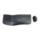 CONCEPTRONIC TECLADO ERGONOMICO & RATO VERTICAL WIRELESS BLACK - Conceptronic 4015867227022