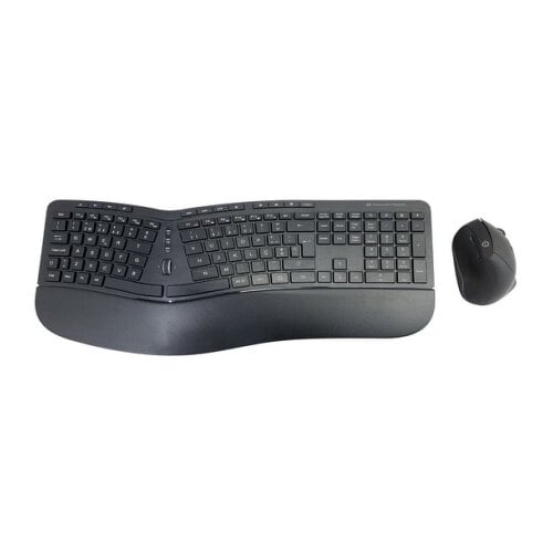 CONCEPTRONIC TECLADO ERGONOMICO & RATO VERTICAL WIRELESS BLACK - Conceptronic 4015867227022