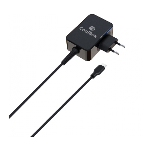 Fonte de Alimentação Portátil Coolbox 65W GaN USB-C +14 Pontas - Alta Eficiência - Versatilidade de Ligação - Tecnologia GaN Avançada - Cor Preto - Coolbox 298442