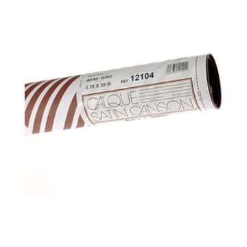 Rolo Esquico Canson Tracing Satin 0,750x20mts 40grs - Canson 123200012104