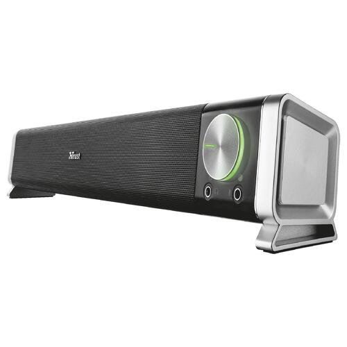 Trust Asto 12W USB Power Strip - Entrada Jack 3,5mm - Cabo de 1,40m - Preto - Trust 21046