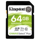 SD Kingston Canvas Select Plus 64GB class10 UHS-I SDHC(100MB/s) - Kingston SDS2/64GB