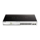 D-Link Semi-Manageable Switch 8 Portas Gigabit PoE 130W + 2 Portas Giga Combo - D-Link DGS-1210-10MP/E