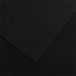 Cartolina 50x65cm Preto 185g 1 Folha Canson - Canson 17240245